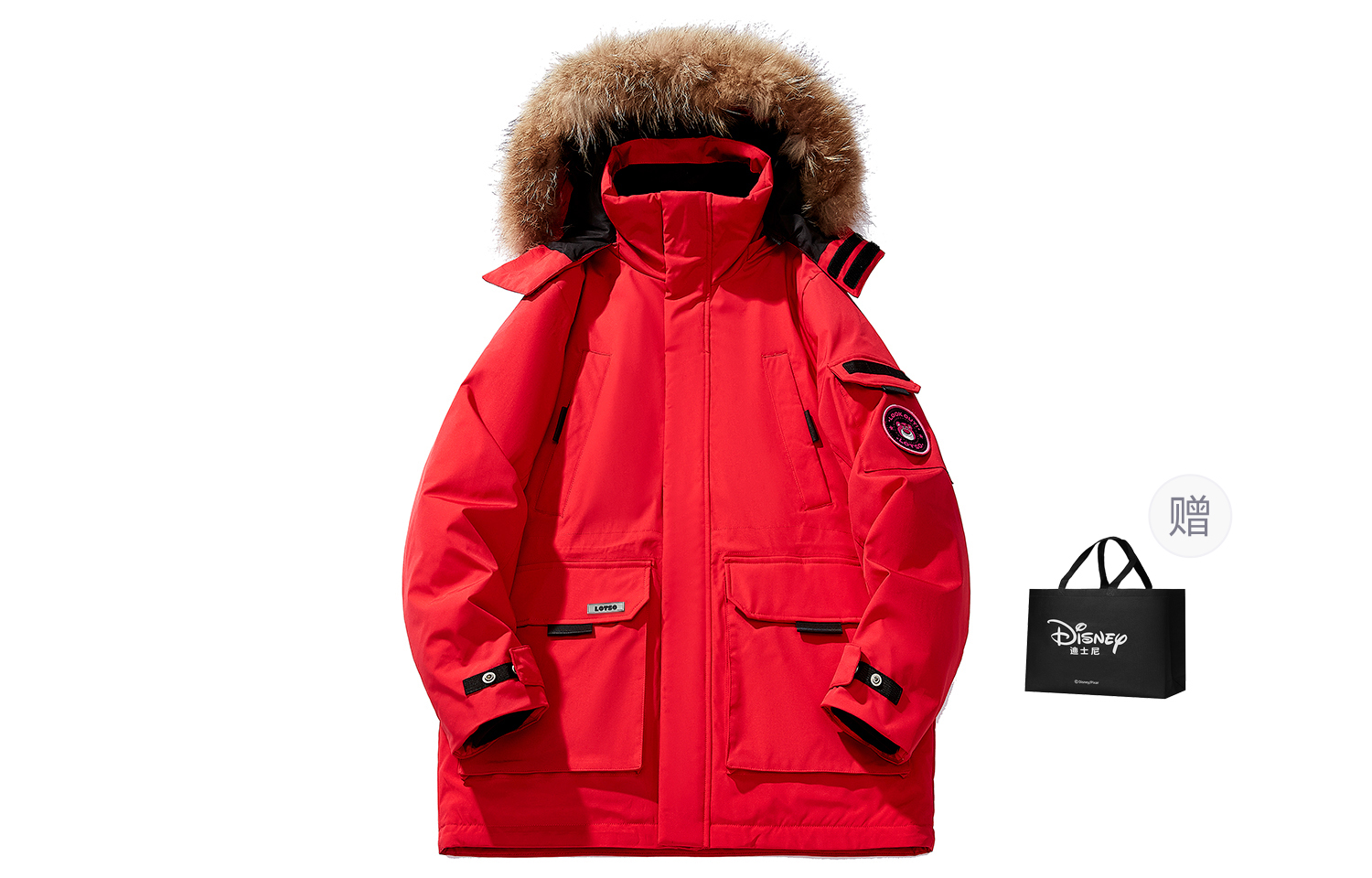 

Disney Унисекс пуховик, Red (Shopping Bag Included)