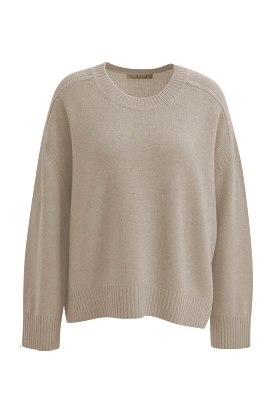 

Тонкий вязаный свитер Smith&Soul Sweater, бежевый