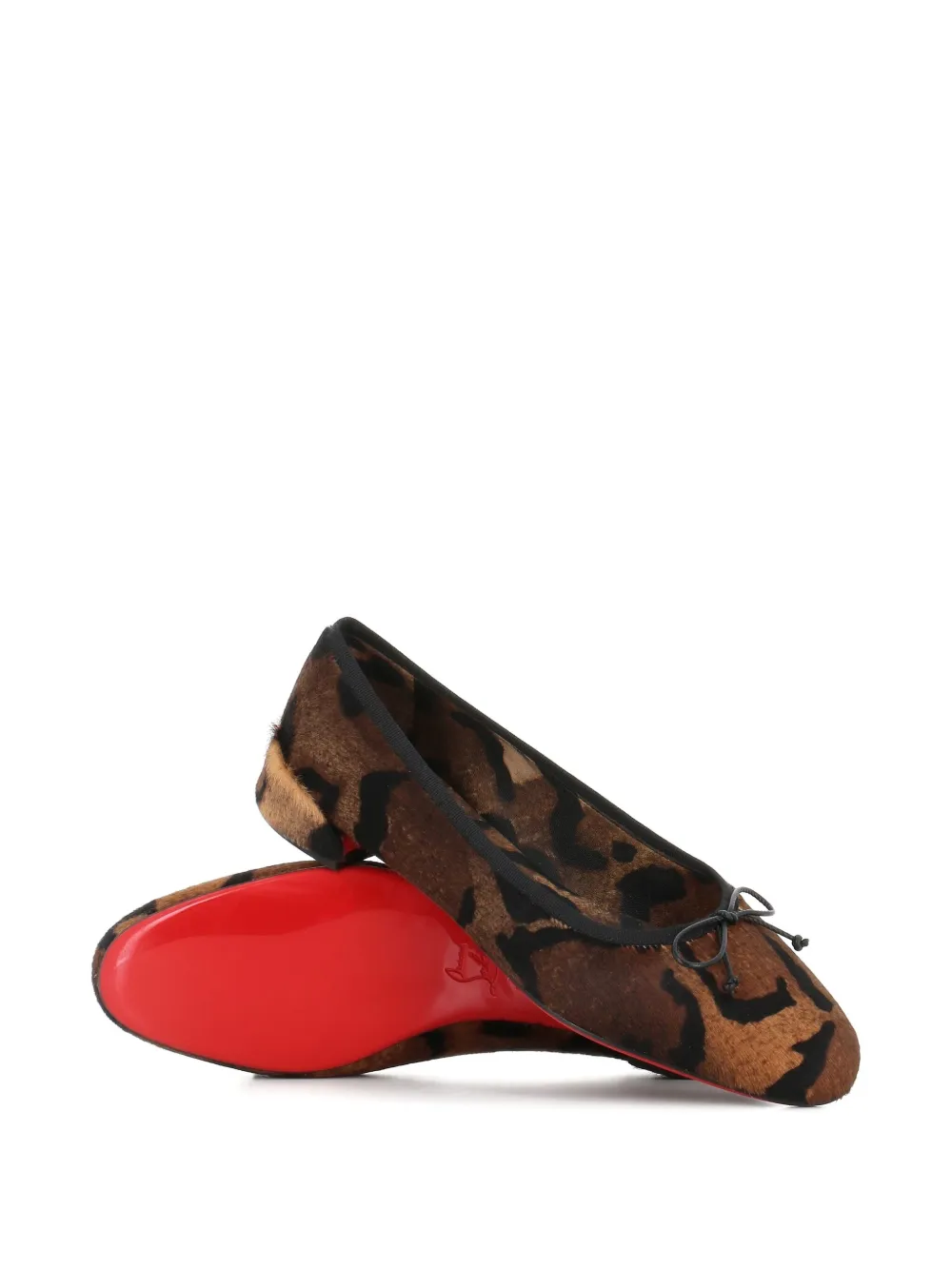 Туфли-лодочки из кожи с анималистичным принтом Christian Louboutin, коричневый — фото 2