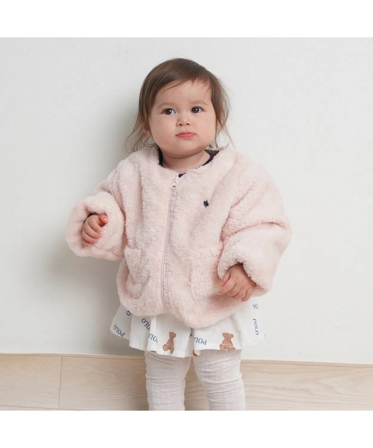 Куртка POLO BCS из искусственного меха, розовая