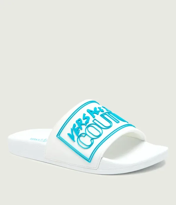 Тапочки FONDO SLIDE DIS.41 Versace Jeans Couture, белый