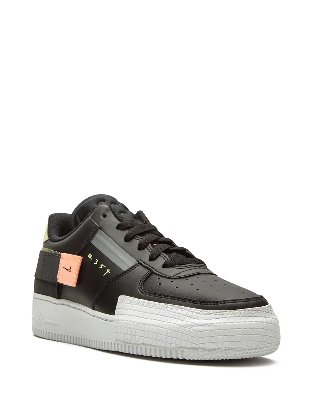 Кроссовки типа Air Force 1 Nike Kids, черный — фото 2
