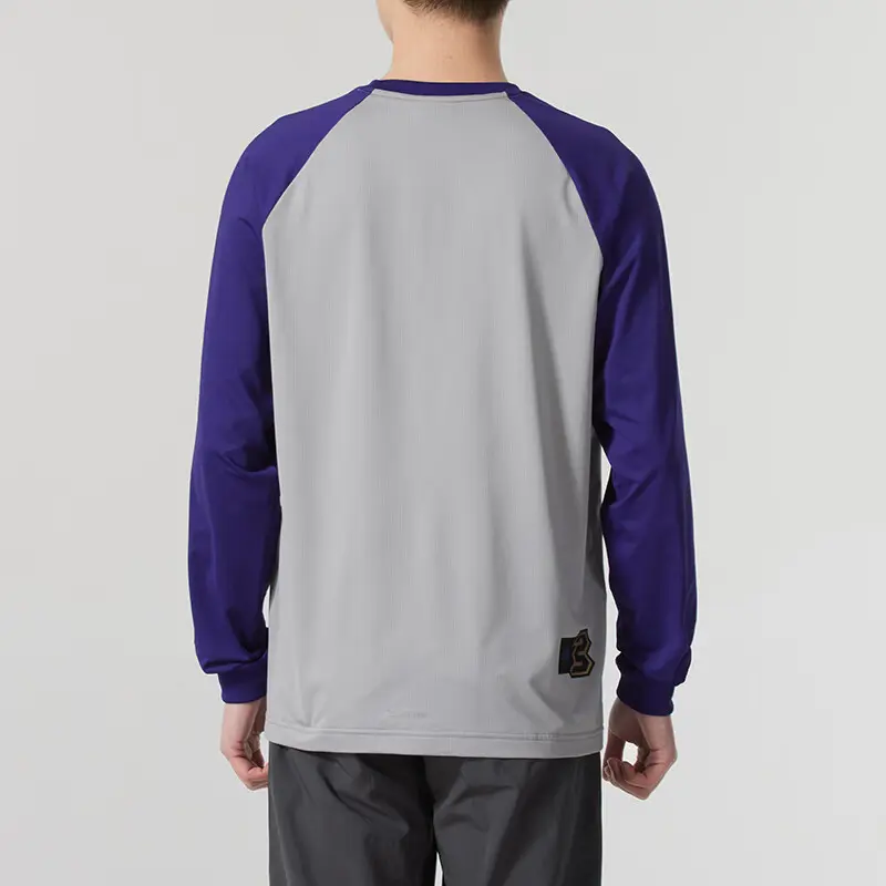 Adidas Футболка мужская Pure Quality Gray/Collegiate Purple — фото 4
