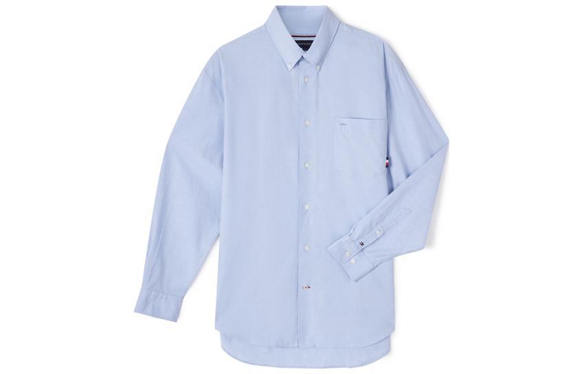 

Tommy Hilfiger Мужская рубашка небесно-голубого цвета Sky Blue