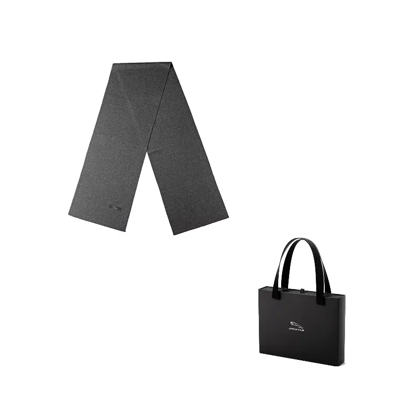 

JAGUAR Вязаный шарф унисекс, Black Gray