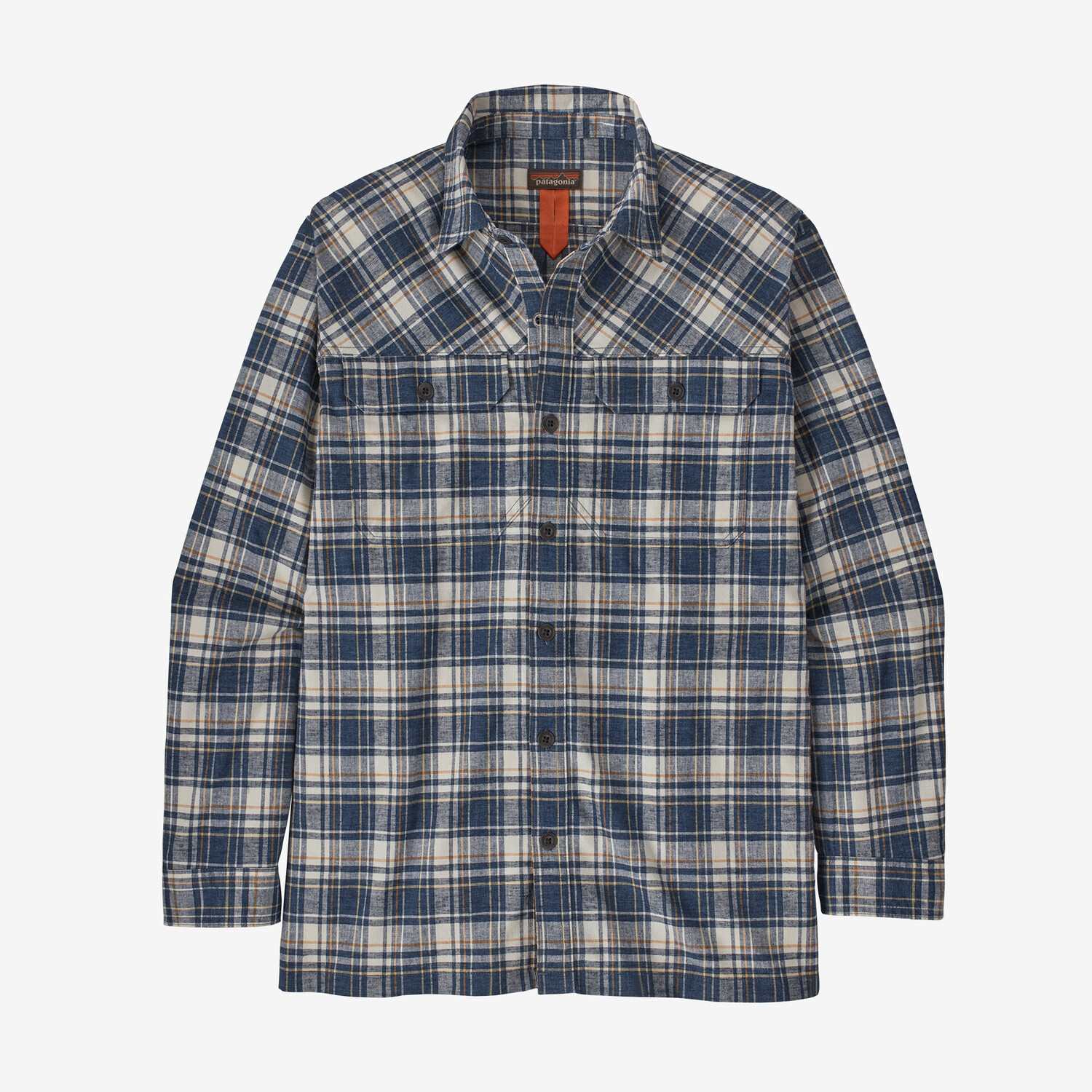 

Мужская легкая рубашка кузнецов Patagonia, цвет Arroyo Plaid: Stone Blue