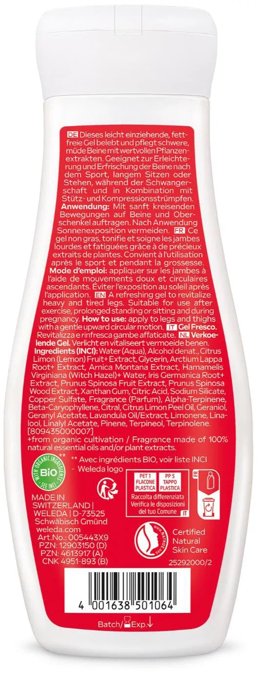Освежающий лосьон для ног «Venadoron» от WELEDA Bio, 200 мл Weleda, Venadorn Leg Care — фото 4
