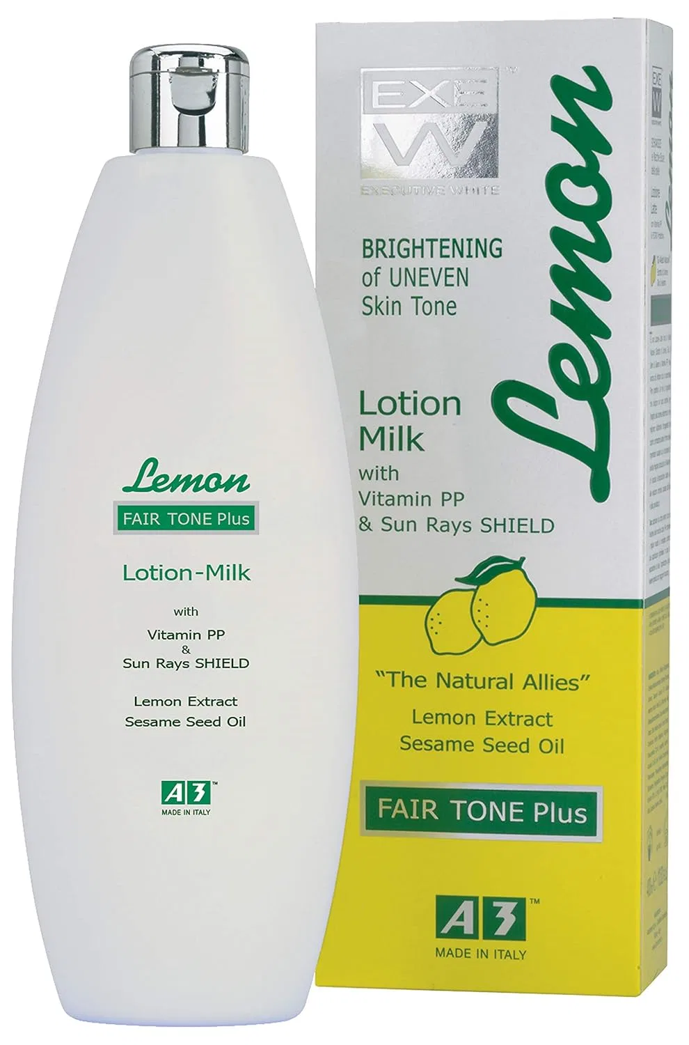 Молочко для тела A3 Lemon Milk Fair Tone Plus с защитой от солнца A3