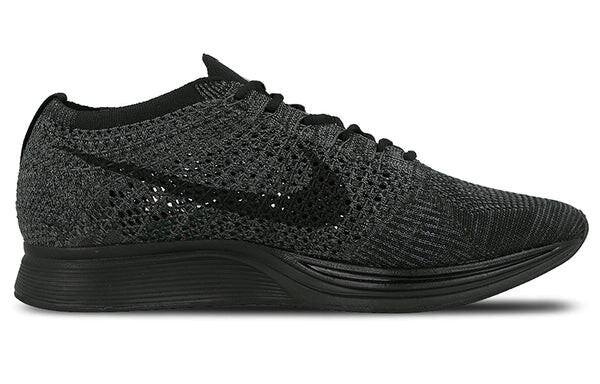 Кроссовки flyknit racer Nike, черный — фото 2