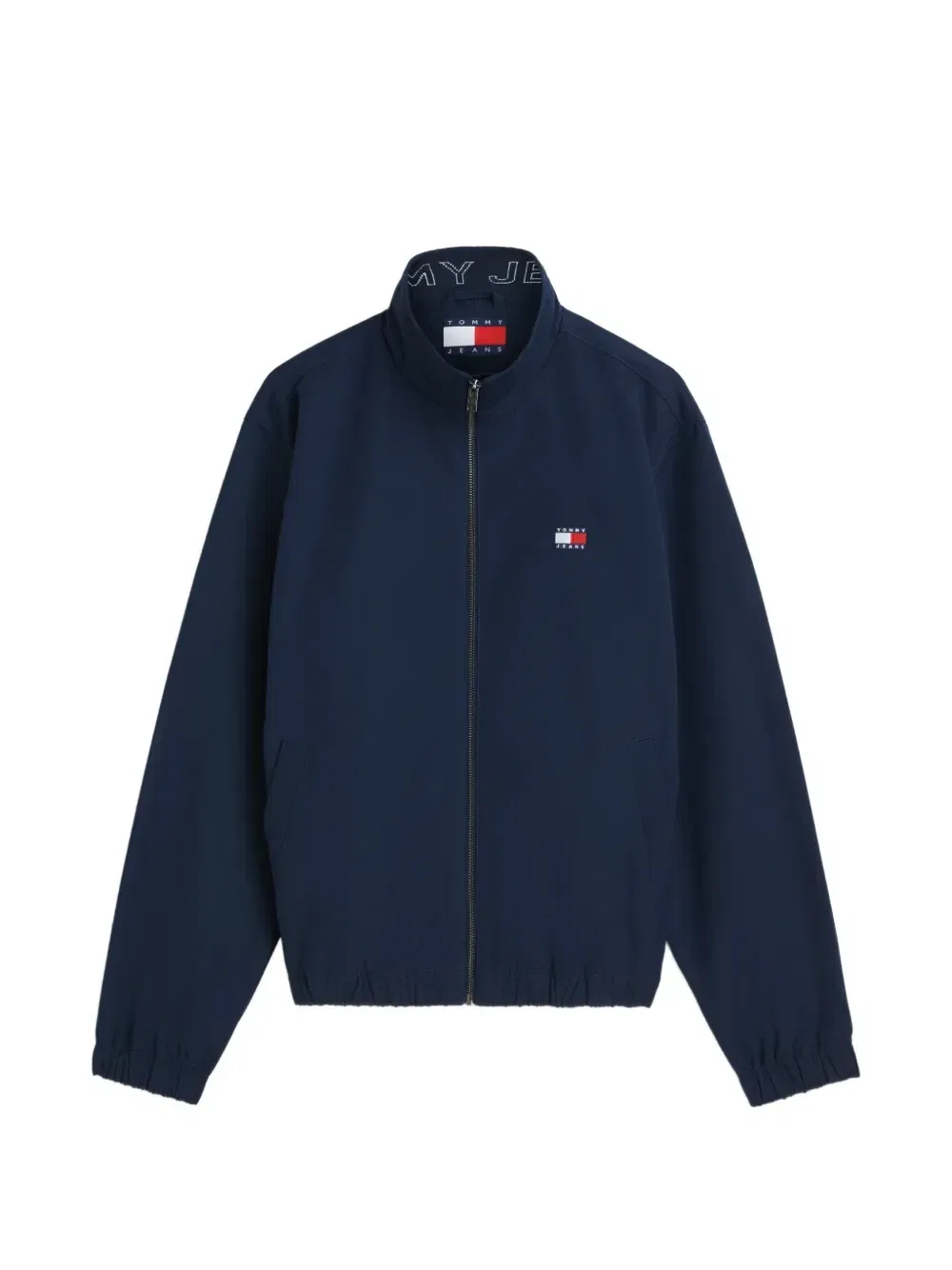 Куртка с высоким воротником и нашивкой-логотипом Tommy Hilfiger, синий