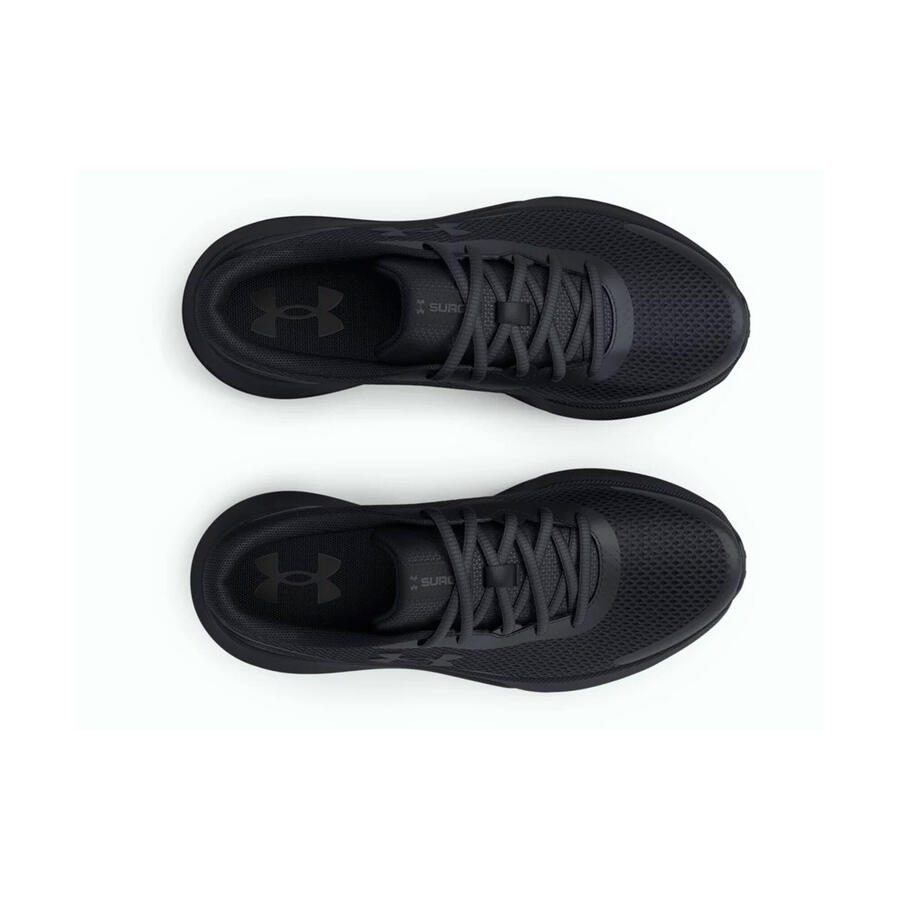 UNDER ARMOUR Детские кроссовки для бега: лёгкие, дышащие — Surge 3, чёрные — фото 4