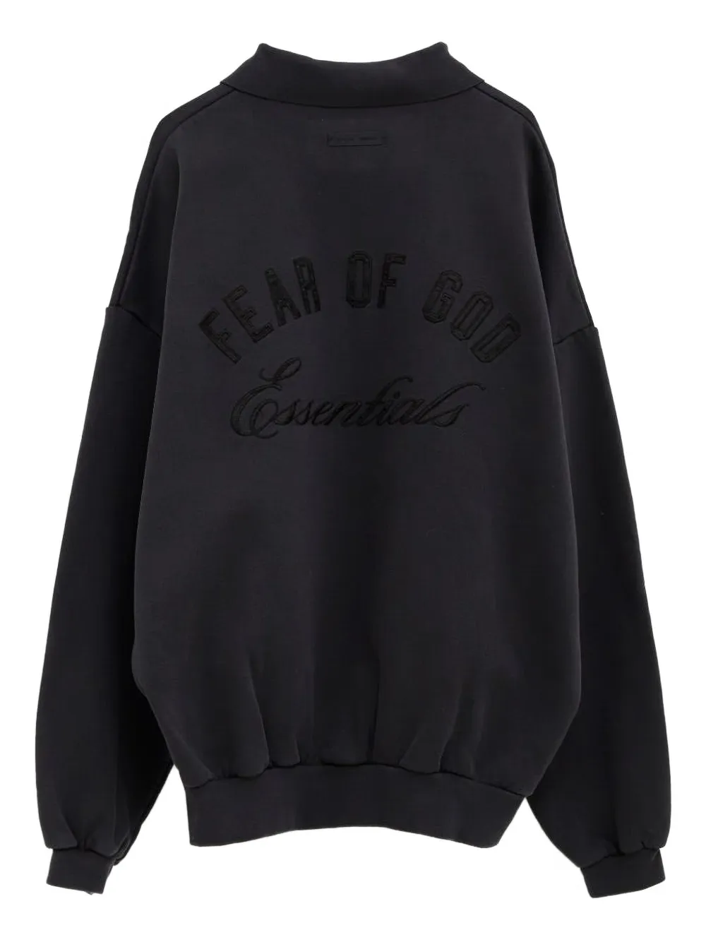 Поло с вышитым логотипом Fear Of God Essentials, черный — фото 2