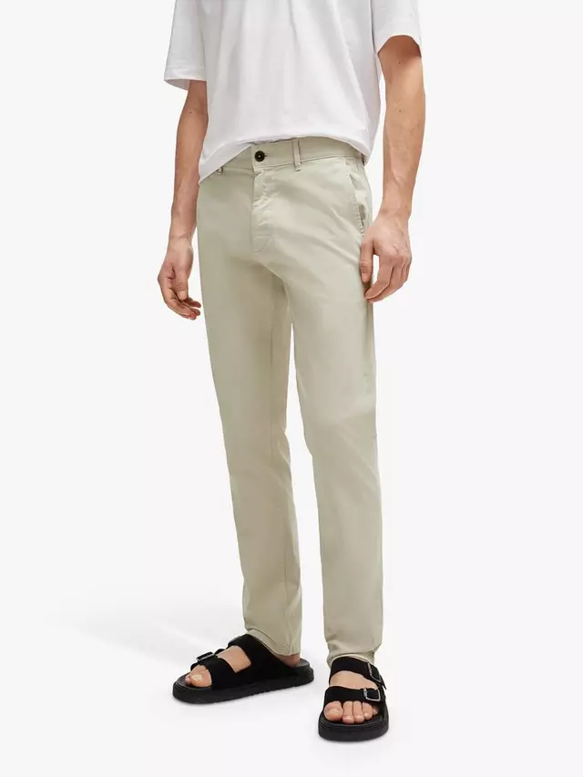 

Брюки чинос HUGO BOSS BOSS Slim Fit, цвет light/beige