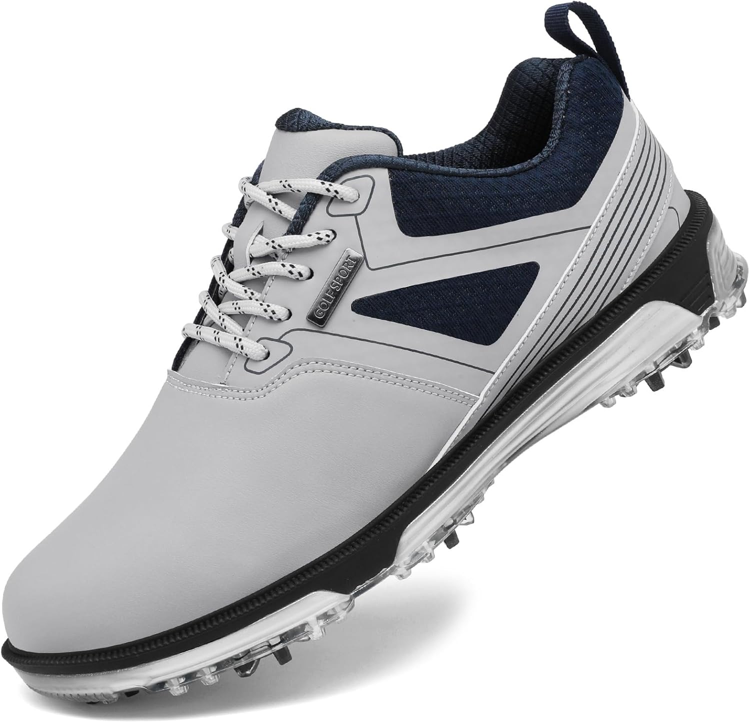 

Мужские гольф-кроссовки ULTIANT с фиксированной бесшиповой подошвой, водонепроницаемые, легкие, противоскользящие, размеры 7,5-14, серый