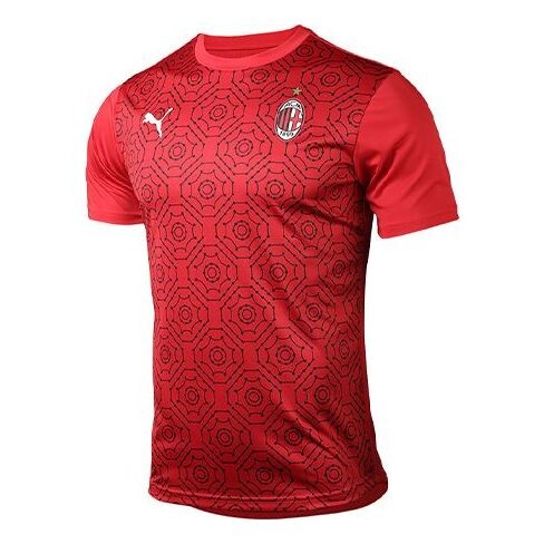 

Спортивная футболка ac milan 20/21 home jersey 'red' Puma, красный