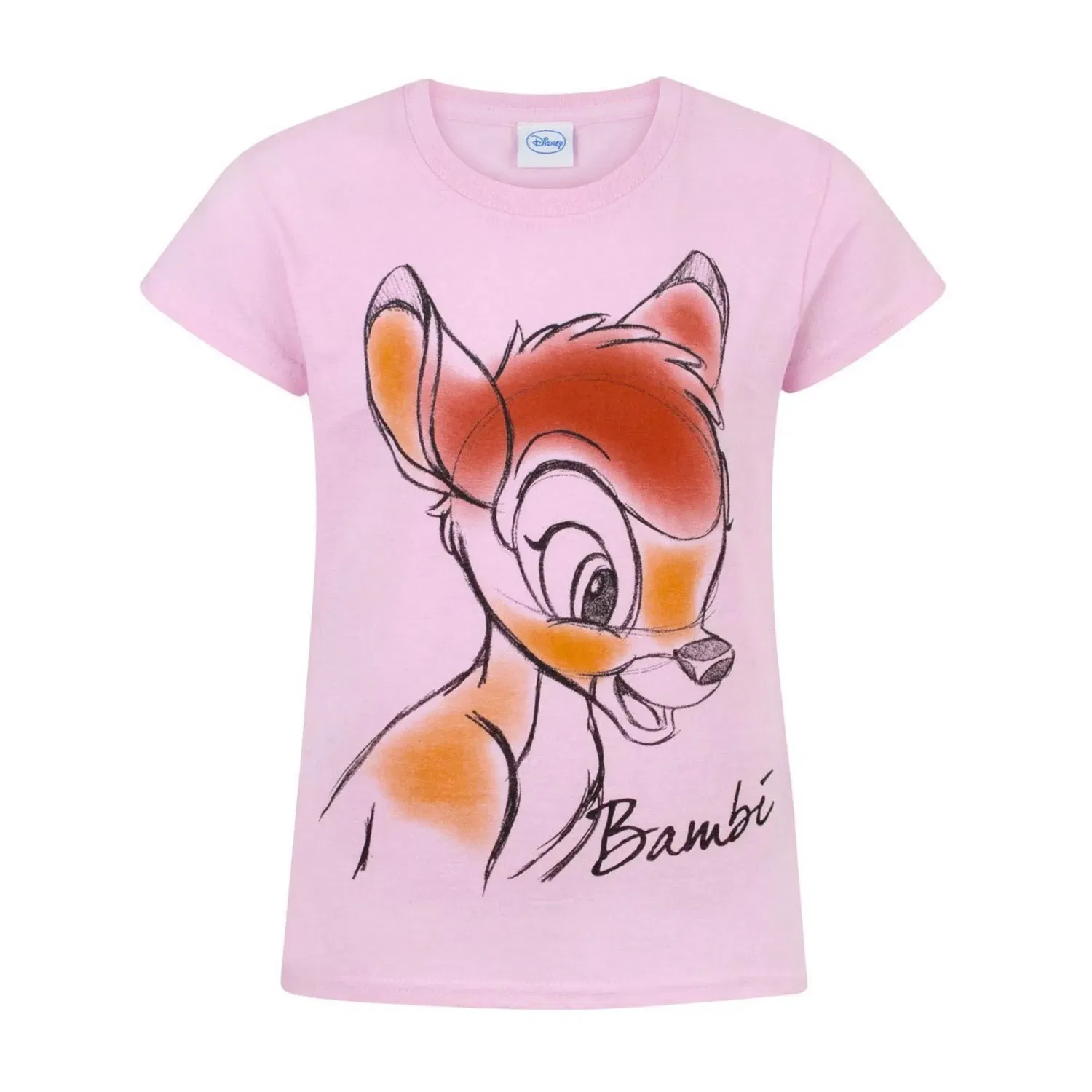 Футболка детская с принтом Bambi Disney, розовый