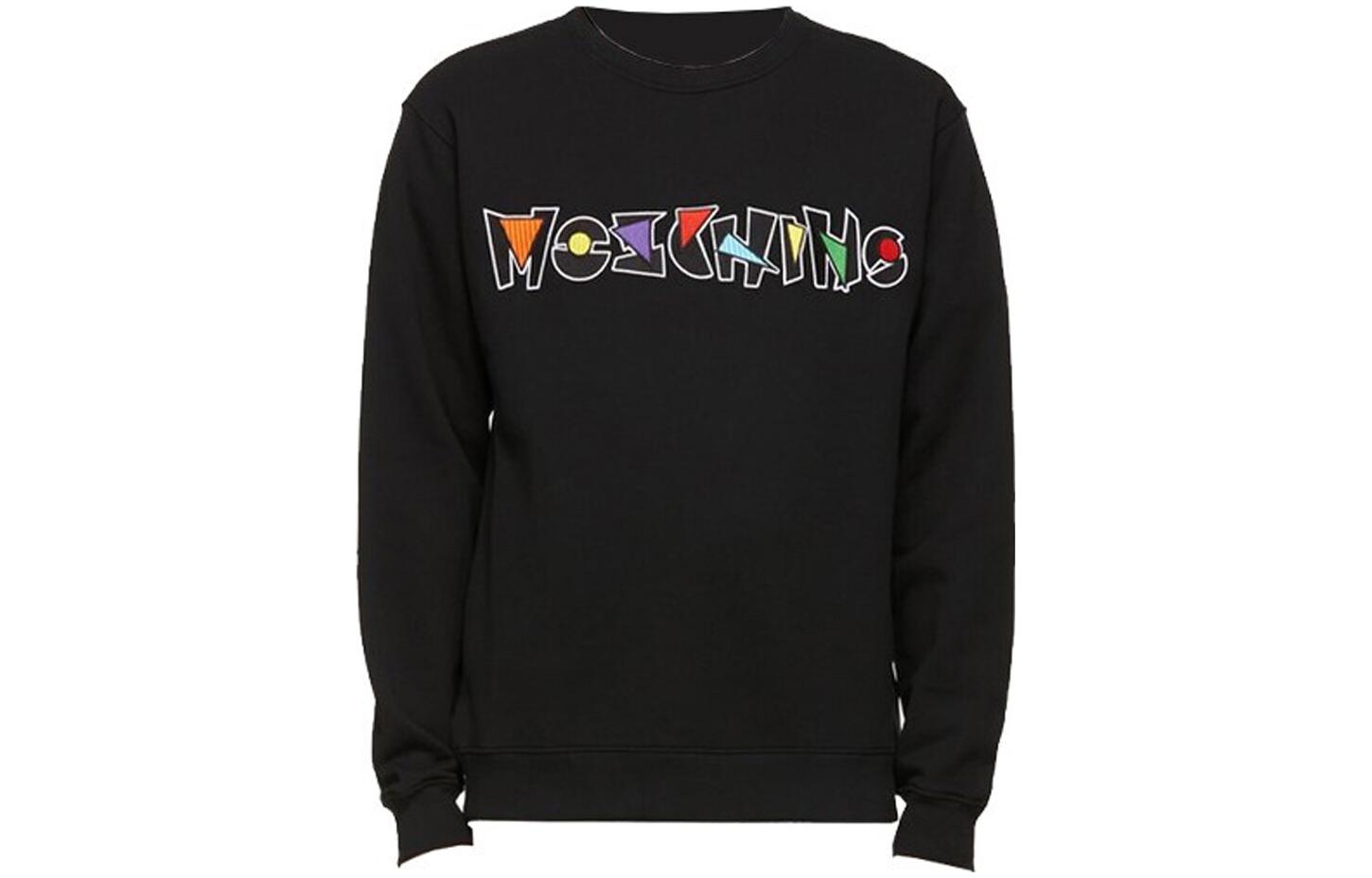 

MOSCHINO Толстовка мужская черная