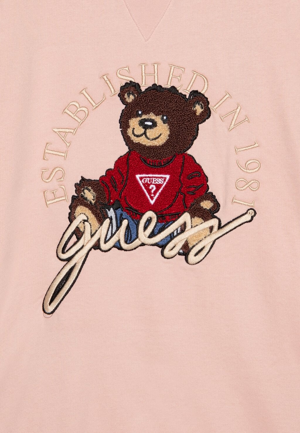 

Толстовка JUNIOR ACTIVE BEAR UNISEX Guess, розовый