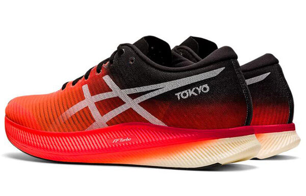Кроссовки metaspeed edge sport shoes sunrise красные Asics, красный — фото 4