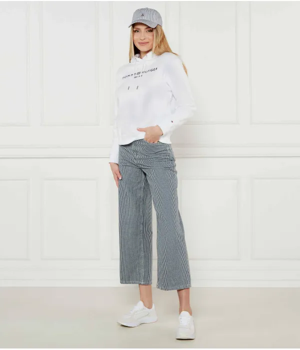 Кожаные кроссовки Tommy Hilfiger, белый — фото 2