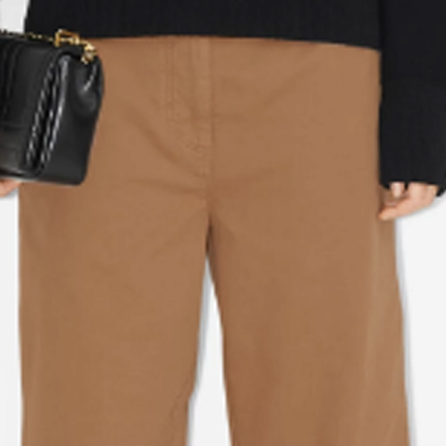 Джинсы Burberry, женские, свободного кроя, кэмел — фото 4