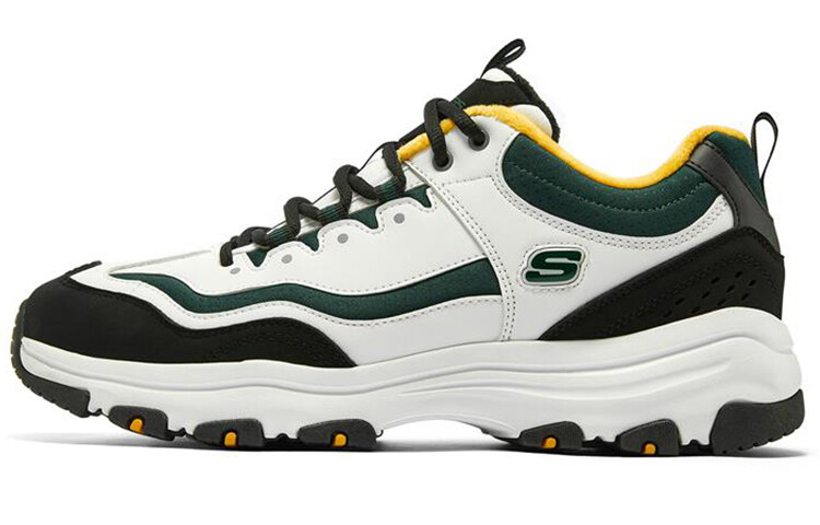 

I-Conik Chunky Кроссовки мужские низкие белые/черные/желтые Skechers, Черный, I-Conik Chunky Кроссовки мужские низкие белые/черные/желтые Skechers