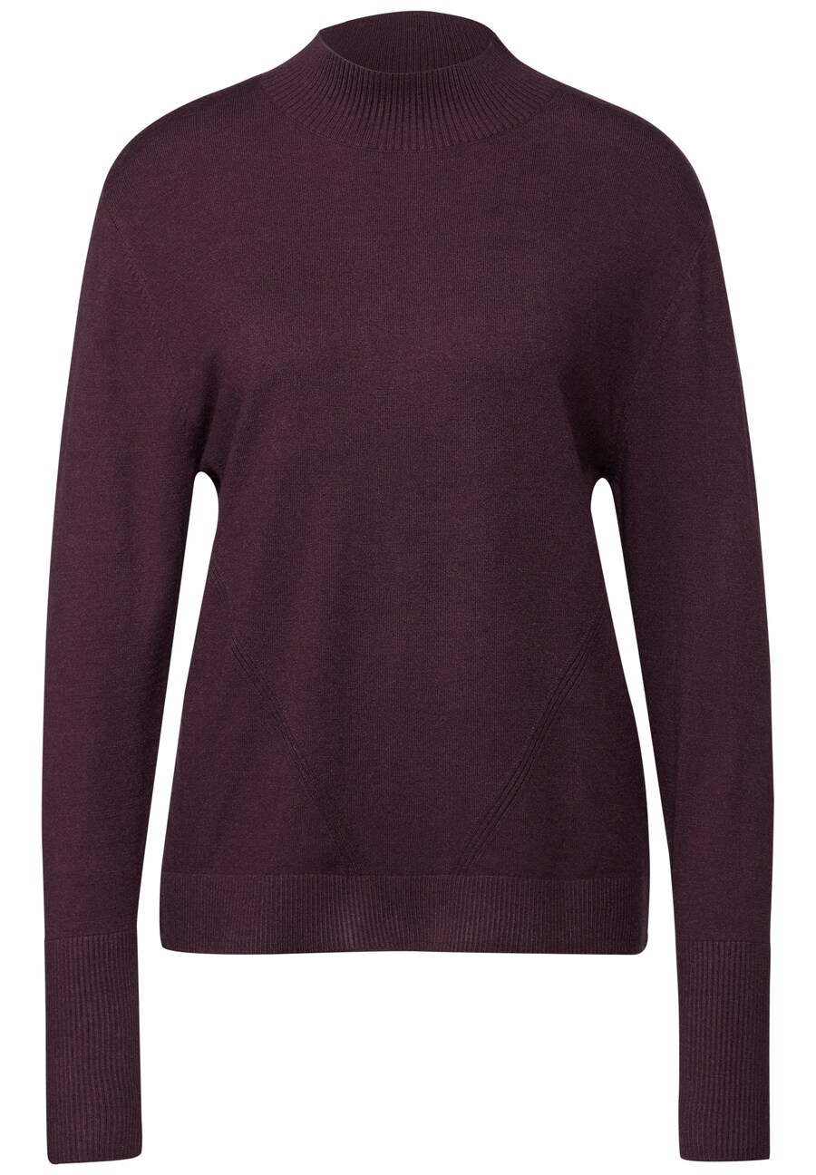 

Базовый свитер STREET ONE Sweater, цвет aubergine
