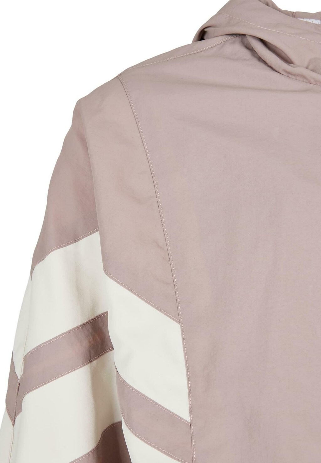 Легкая куртка Crinkle Batwing Urban Classics, цвет duskrose whitesand — фото 4