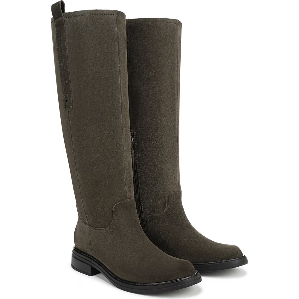 Сапоги Ontime с широким голенищем и высокими коленями Naturalizer, зеленый