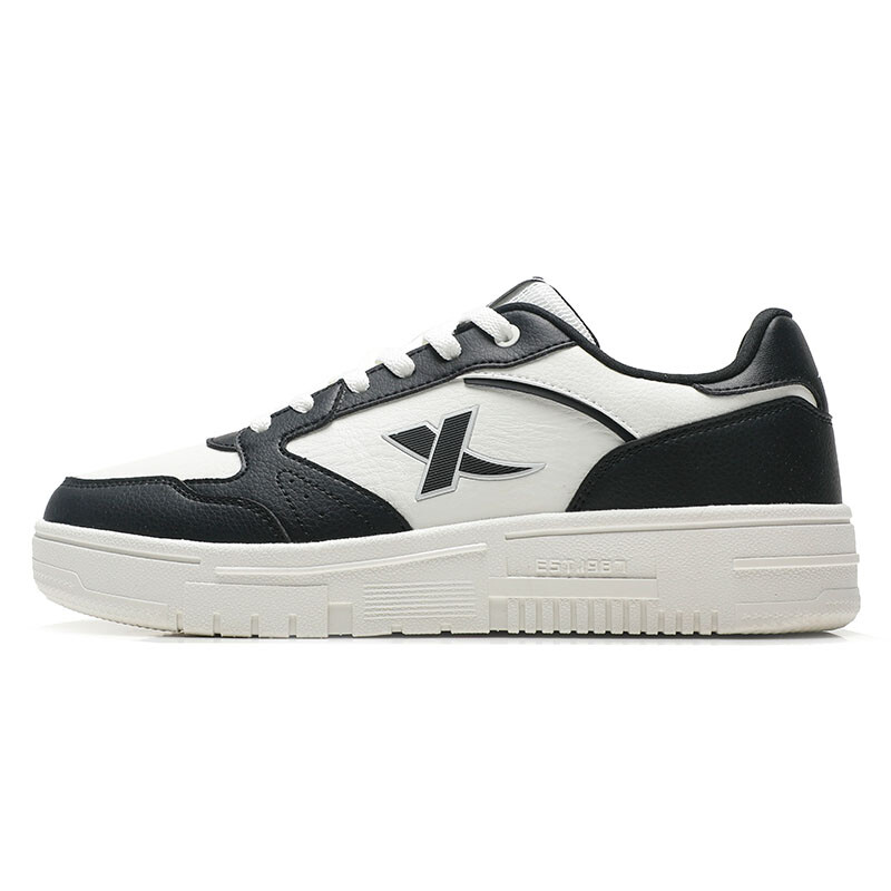 

Кроссовки XTEP Skateboard Shoes Men Low-Top Black/Sail White, Черный, Кроссовки XTEP Skateboard Shoes Men Low-Top Black/Sail White