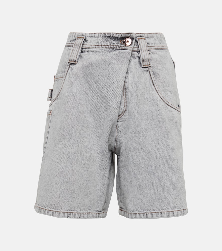

Джинсовые шорты Brunello Cucinelli, Stone Denim (Grigio Chiaro)