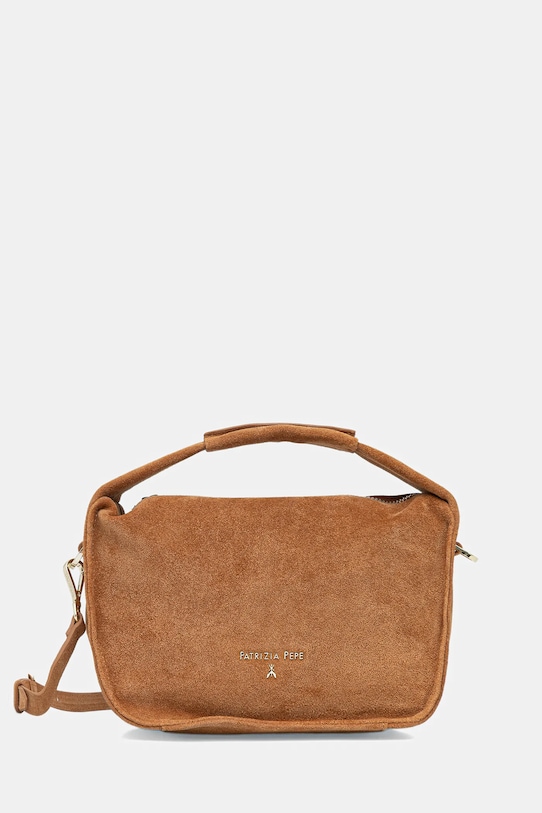 

Замшевая сумка Patrizia Pepe, коричневый