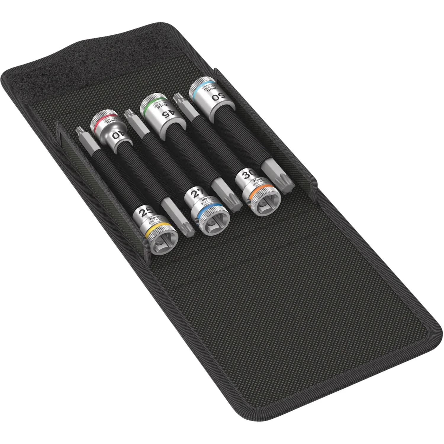 

8767 B TORX HF 1 Zyklop Набор бит-головок TORX 6 предметов с приводом 3/8" и фиксирующей функцией Wera, None