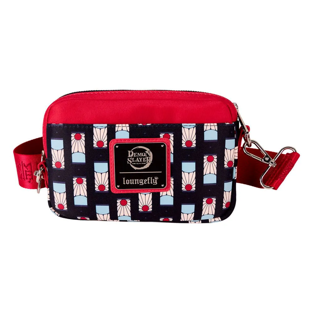 

Сумка Loungefly Demon Slayer Kimetsu no Yaiba AOP Sling, черный