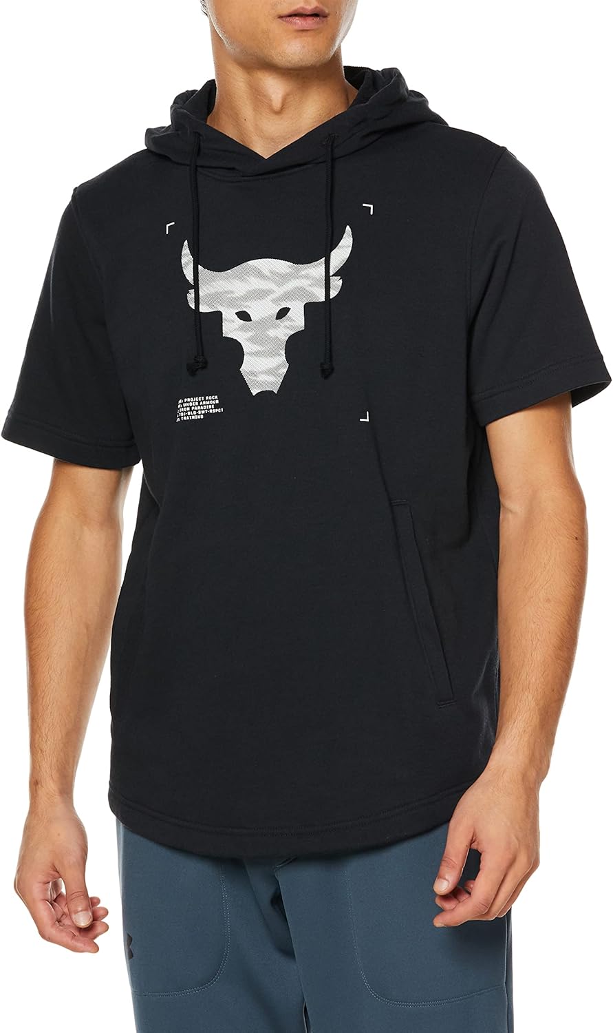 

Under Armour мужская Project Rock Charged Cotton толстовка с коротким рукавом, Black, Черный, Under Armour мужская Project Rock Charged Cotton толстовка с коротким рукавом, Black