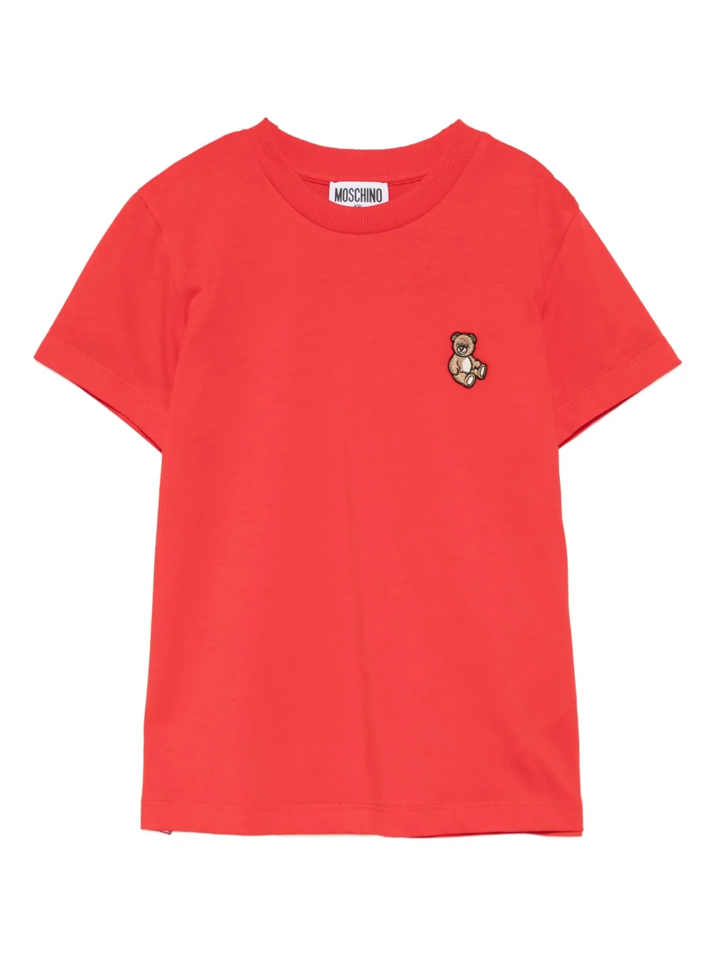 

Футболка с логотипом Moschino Kids, красный
