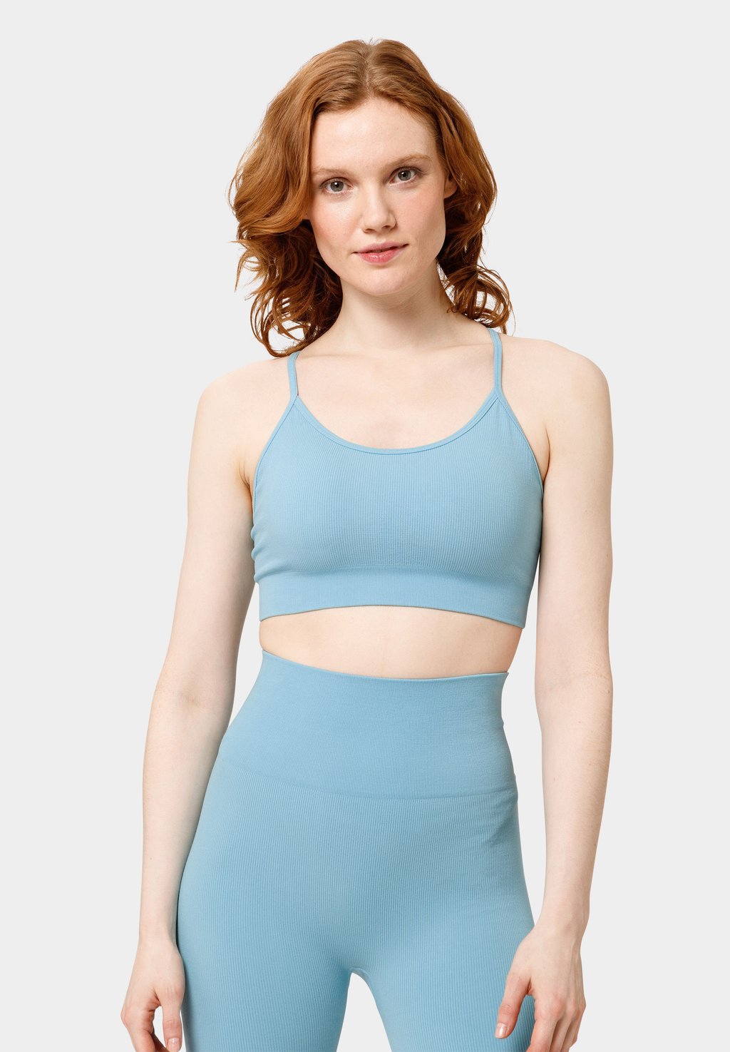 

Бюстье FORM Seamless Adjustable Straps Removable Pads Les Lunes, светло-голубой