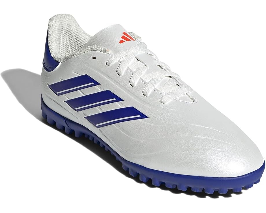 

Кроссовки adidas Kids Copa Pure 2 Club Turf J, цвет White/Lucid Blue/Solar Red