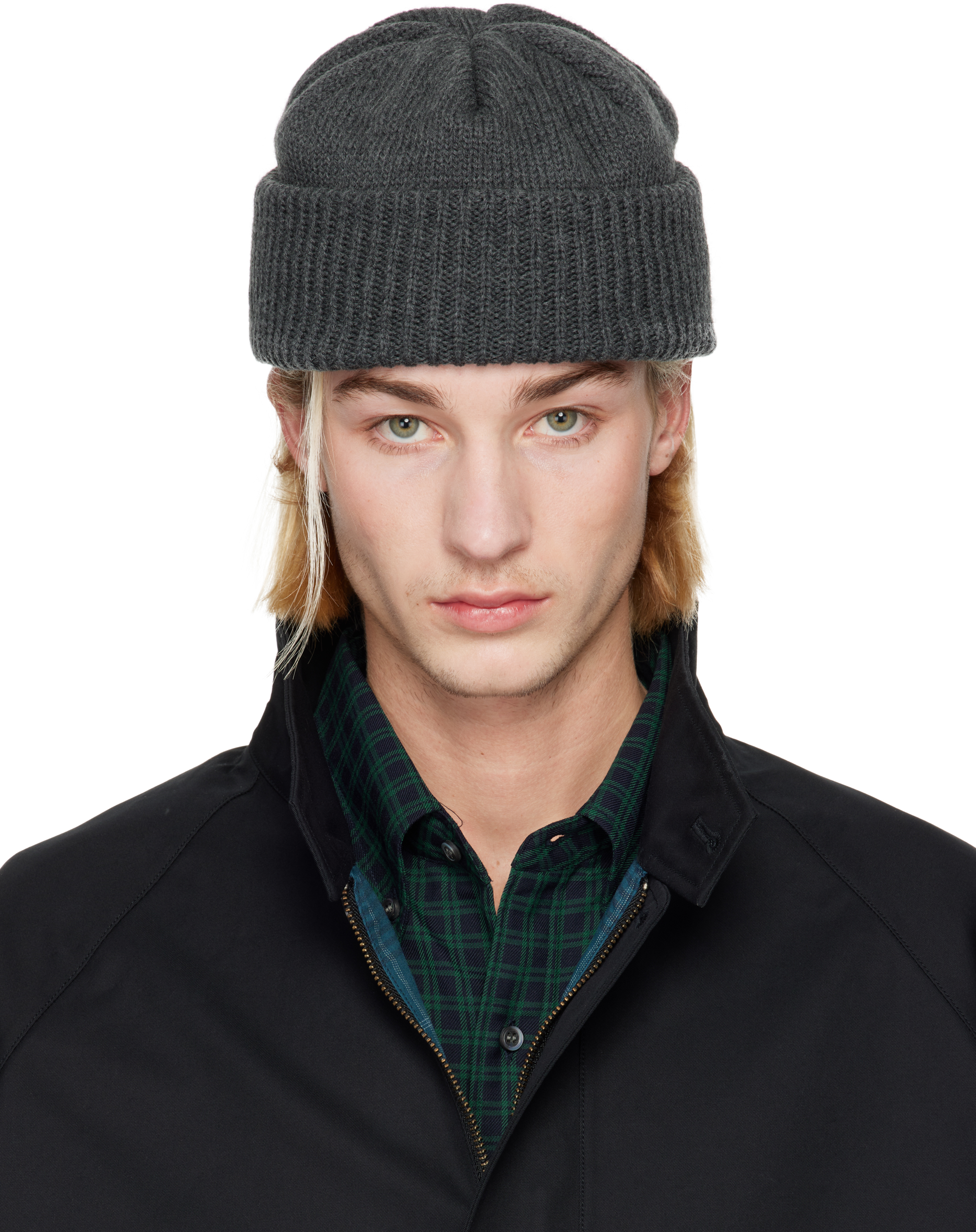 

Серая шапка WINDSTOPPER nanamica