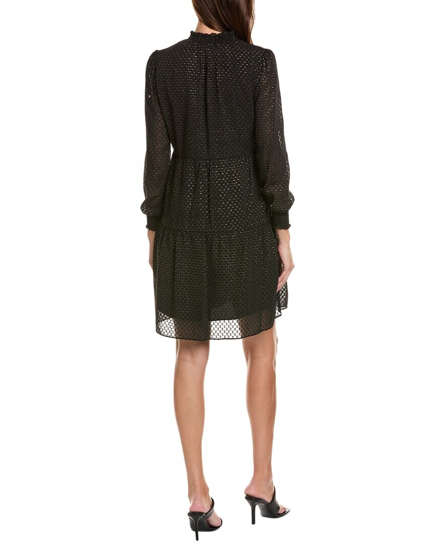 

Мини-платье Nanette by Nanette Lepore Fil Coupe Nanette Nanette Lepore, черный