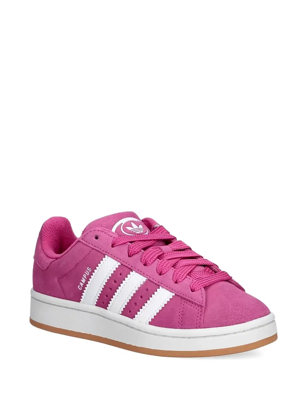 Кеды Campus 00s из замши Adidas Kids, розовый