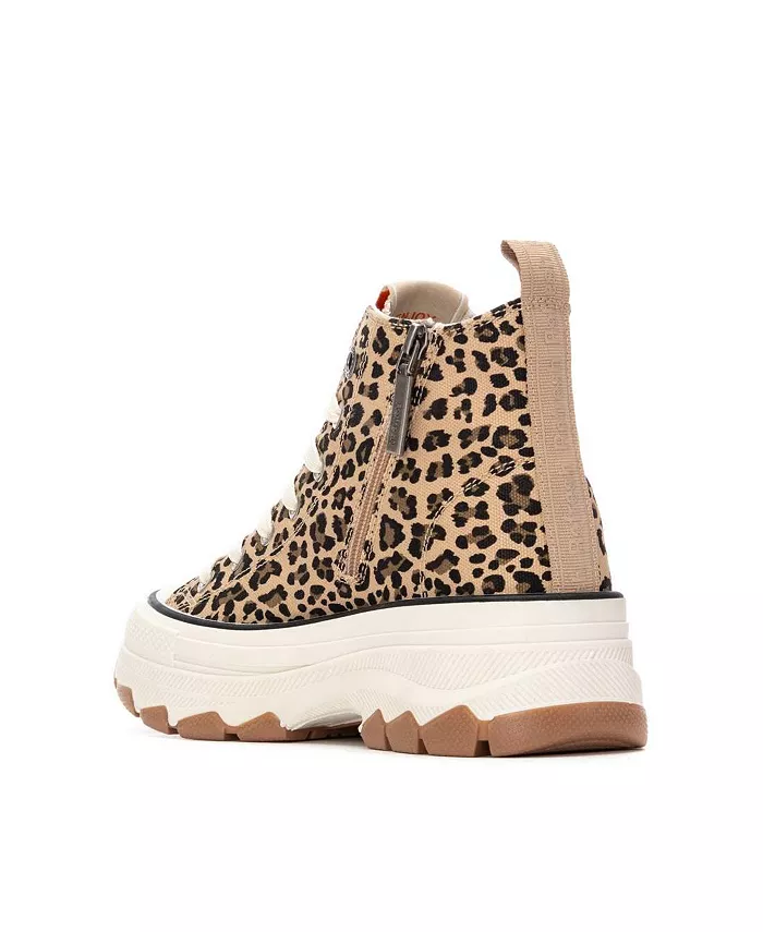 Женские повседневные кроссовки High Top Refresh Collection от XTI Xti, загар/бежевый — фото 2