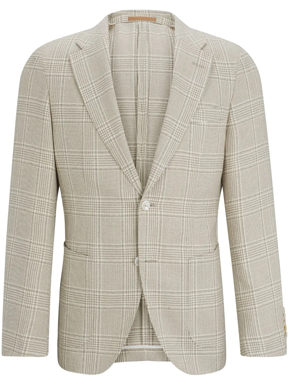 

Пиджак в клетку BOSS, нейтральный