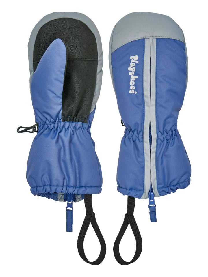 

Playshoes Варежки на молнии, темно-синего цвета