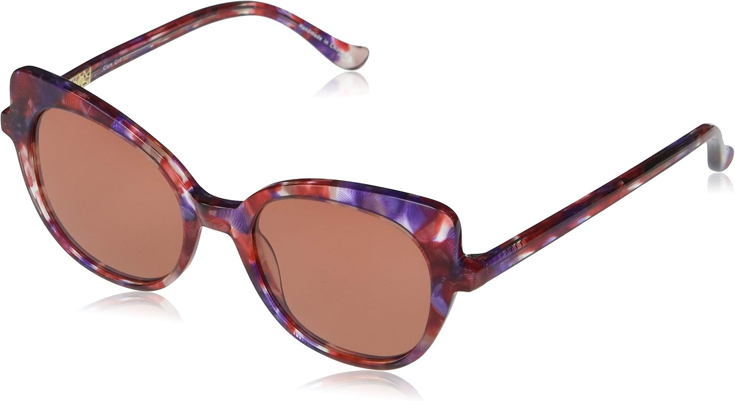 

Женские солнцезащитные очки Kensie Glam Girl Oversized Cat Eye Sunglasses Oversized Cat Eye Sunglasses Sunglasses, Red Marble (Rd) Red/Purple Marble Zyl Frame + Pink Lens