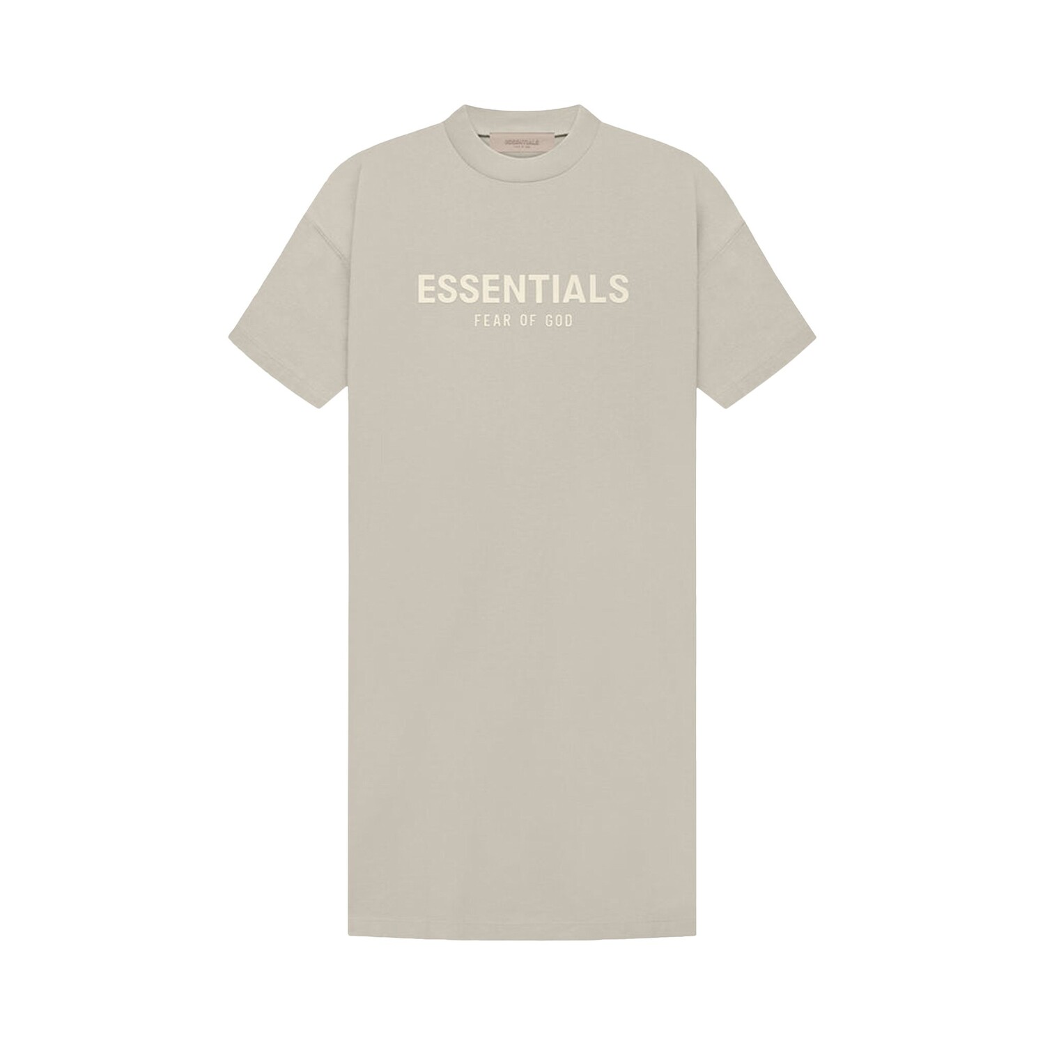 

Платье-футболка Fear of God Essentials, цвет Дым