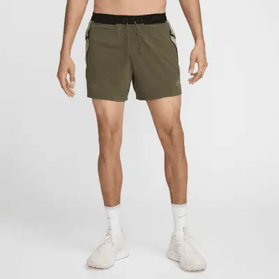 

Шорты Nike Trail Second Sunrise, цвет Medium Olive/Neutral Olive/Black