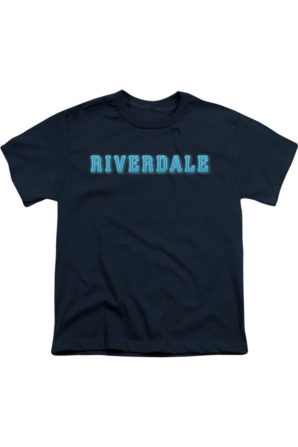 

Футболка с коротким рукавом для детей Riverdale с логотипом Gildan, темно-синий