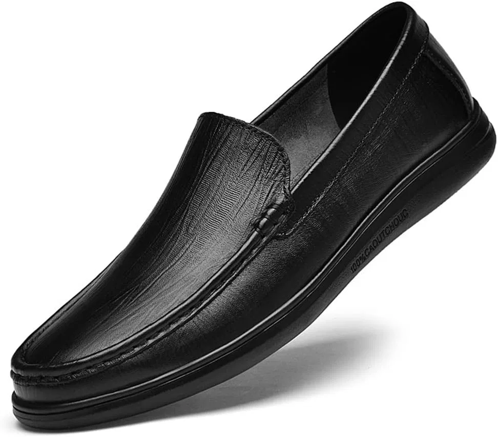 Лоферы кожаные Mens Venetian Loafers, черный SayfuR — фото 3