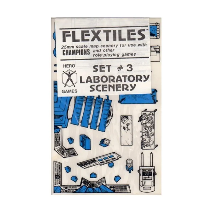 

Гибкая плитка - Набор №3 «Лабораторный пейзаж», Hero System & Champions (2nd Edition)
